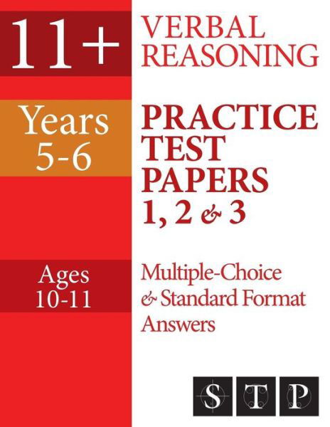 Cover for Swot Tots Publishing Ltd · 11+ Verbal Reasoning Practice Test Papers 1, 2 &amp; 3 (Paperback Book) (2016)