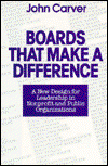 Cover for John Carver · Boards That Make a Difference: A New Design for Leadership in Nonprofit and Public Organizations (Hardcover Book) (1990)