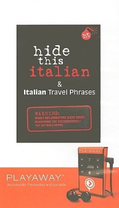 Cover for Berlitz Publishing · Hide This Italian &amp; Italian Travel Phrases (N/A) (2008)