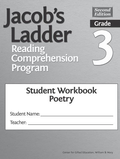 Cover for Clg Of William And Mary / Ctr Gift Ed · Jacob's Ladder Reading Comprehension Program: Grade 3, Student Workbooks, Poetry, (Set of 5) (Paperback Book) (2022)