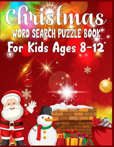 Cover for Sk Publishing · Christmas Word Search Puzzle Book For Kids Ages 8-12 (Pocketbok) (2019)