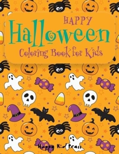 Cover for Happy Kid Press · Happy Halloween Coloring Book (Pocketbok) (2019)