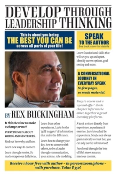 Develop Through Leadership Thinking - Rex Buckingham - Books - Green Hill Publishing - 9781922527318 - February 3, 2021