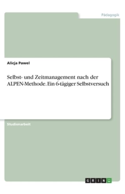 Cover for Pawel · Selbst- und Zeitmanagement nach d (Book)