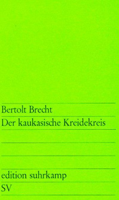 Edit.Suhrk.0031 Brecht.Kaukas.Kreidekr. - Bertolt Brecht - Boeken -  - 9783518100318 - 