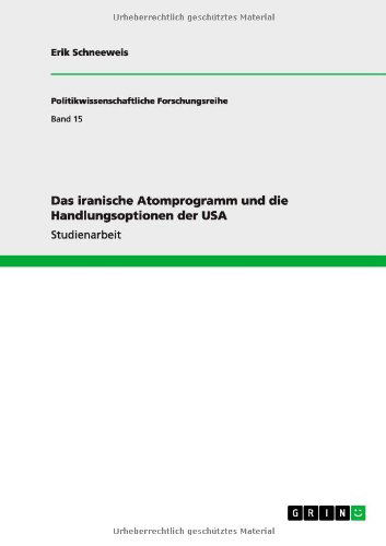 Cover for Schneeweis · Das iranische Atomprogramm u (Book) [German edition] (2011)