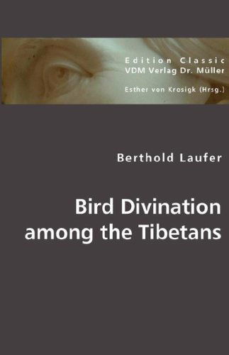 Cover for Bernhard Laufer · Bird Divination Among the Tibetans (Paperback Book) (2008)
