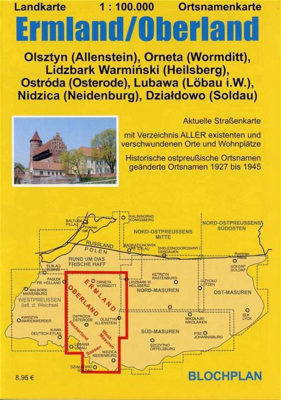 Cover for Bloch · Landkarte Ermland / Oberland (Book)