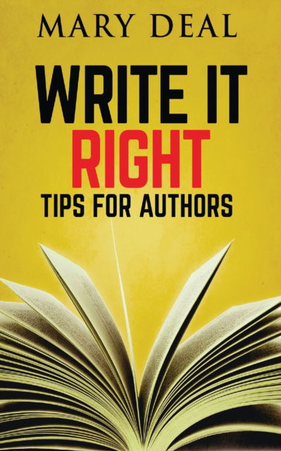 Cover for Mary Deal · Write It Right (Paperback Book) (2021)