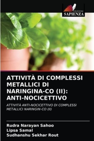 Cover for Sahoo · Attività Di Complessi Metallici D (N/A) (2021)