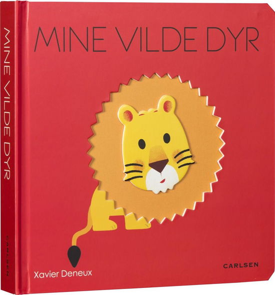 Cover for Xavier Deneux · Mine vilde dyr (Cardboard Book) [1. wydanie] (2017)