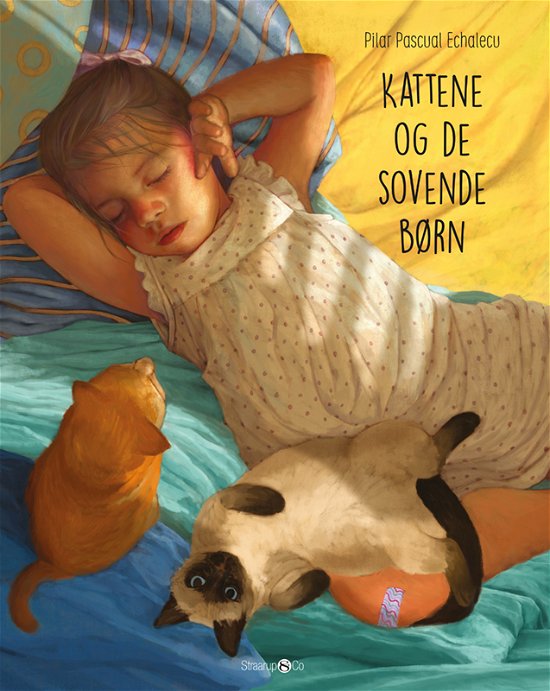 Cover for Pilar Pascial Echalecu · Kattene og de sovende børn (Hardcover Book) [1. wydanie] (2023)