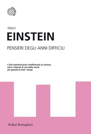 Cover for Albert Einstein · Pensieri Degli Anni Difficili (Book)