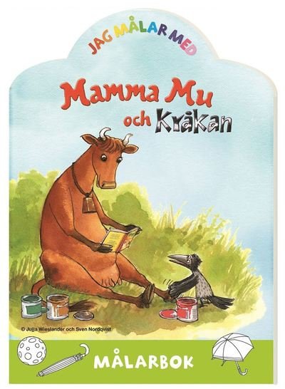 Cover for Jujja Wieslander · Mamma Mu och Kråkan: Jag målar med Mamma Mu och Kråkan : Målarbok (Skrivemateriell) (2020)