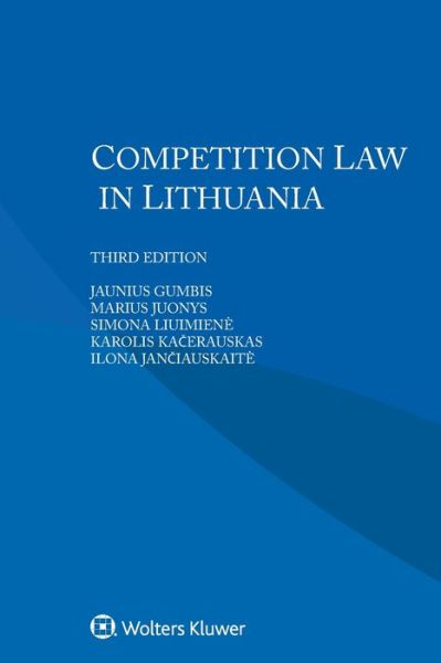 Cover for Jaunius Gumbis · Competition Law in Lithuania (Paperback Book) (2019)