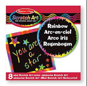 Cover for Melissa And Doug · Rainbow Mini Scratch Art Notes (in Display) (N/A)