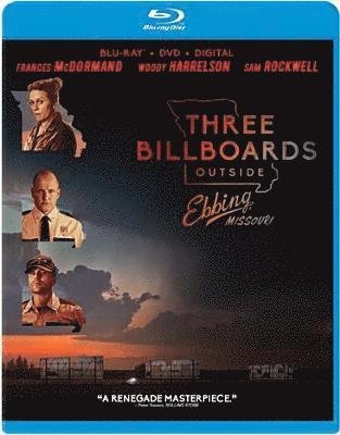 Cover for Three Billboards Outside Ebbing Missouri (Blu-ray) (2018)