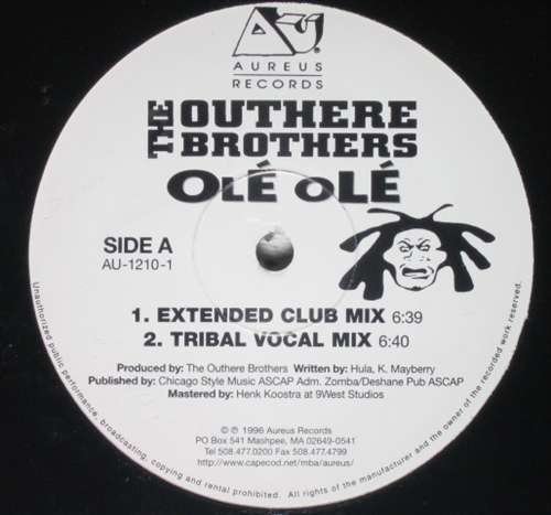 Cover for Outhere Brothers · Ole Ole (let Me Hear U Say (LP) (2002)