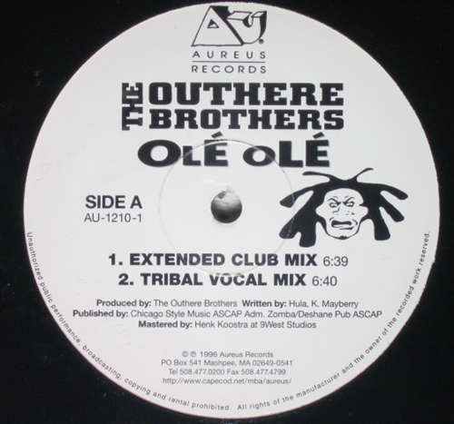 Ole Ole (let Me Hear U Say - Outhere Brothers - Muziek - UNI DISC - 0068381179319 - 24 september 2002