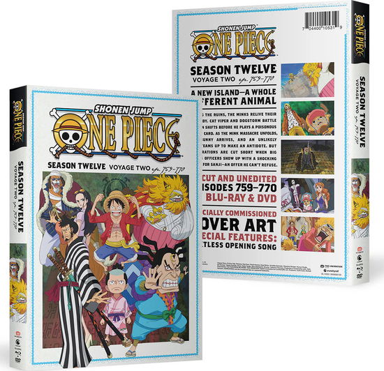 Cover for BD Combo Pack · One Piece Season 12 Voyage 2 - Bdc (Blu-ray + DVD) (2023)