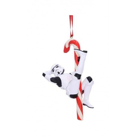 Stormtrooper Candy Cane Hanging Ornament 12Cm - Stormtrooper - Produtos - STORMTROOPER - 0801269144319 - 10 de setembro de 2021