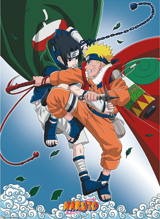 Cover for Kleines Poster · NARUTO - Poster Naruto vs Sasuke (52x38) (MERCH) (2019)