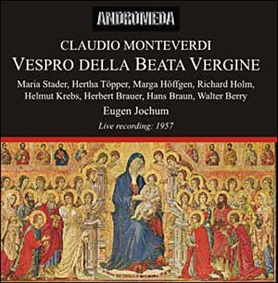 Cover for Monteverdi / Jochum · Vespro Della Beate Vergine: St (CD) (2012)