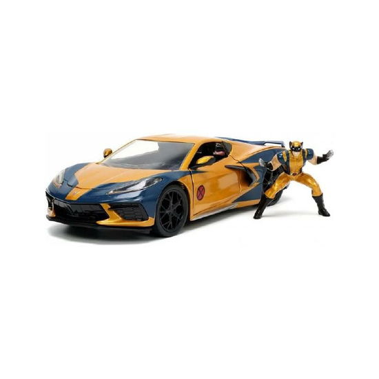 Cover for Marvel: Jada Toys · X-Men Wolverine Chevy Corvette In Scala 1:24 Die-Cast Con Personaggio (MERCH)