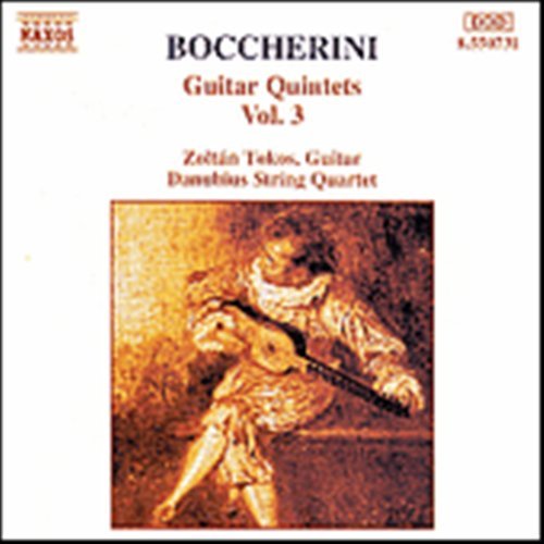 Guitar Quintets Vol.3 - L. Boccherini - Musiikki - NAXOS - 4891030507319 - maanantai 19. syyskuuta 1994