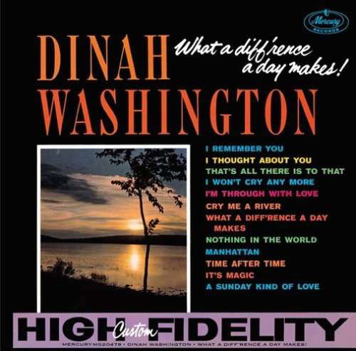 What a Diff Rence a Day Makes - Dinah Washington - Musiikki - UNIVERSAL - 4988031286319 - perjantai 20. heinäkuuta 2018