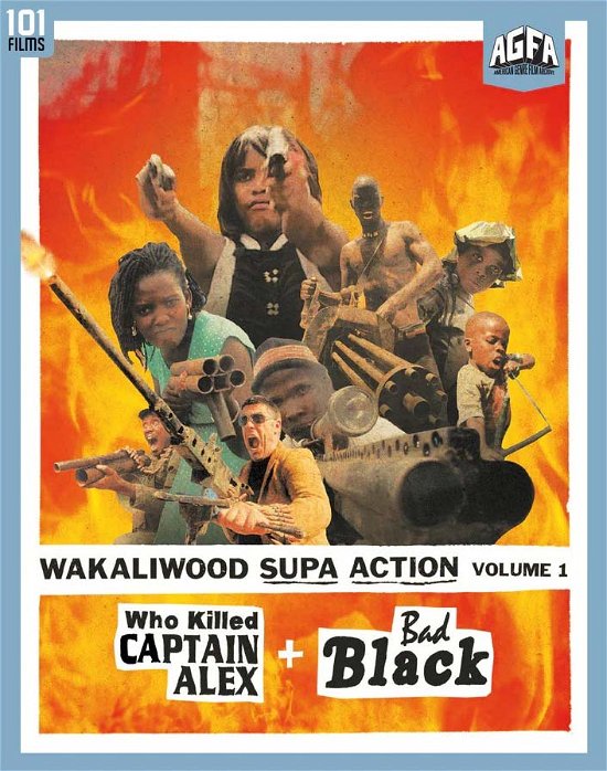 Cover for Wakaliwood Supa Action Volume 1 Agfa Bluray · Wakaliwood Supa Action Volume 1 - Who Killed Captain Alex / Bad Black (Blu-ray) (2023)