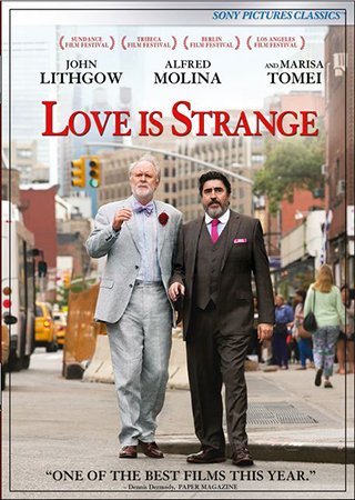 Cover for John Lithgow, Alfred Molina &amp; Marisa Tomei · Love is Strange (DVD) (2015)
