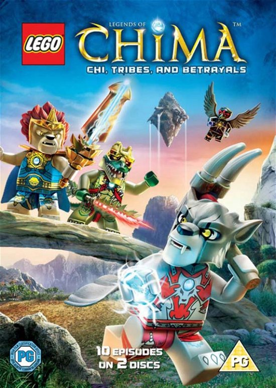 Cover for LEGO Legends of Chima Chi Tribes And Betrayals  Season 1 Part 2 (DVD) (2014)