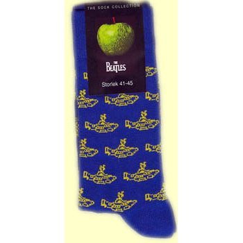 Cover for The Beatles · The Beatles Ladies Ankle Socks: Yellow Submarine Repeat (UK Size 4 - 7) (Bekleidung) [Blue - Ladies edition]