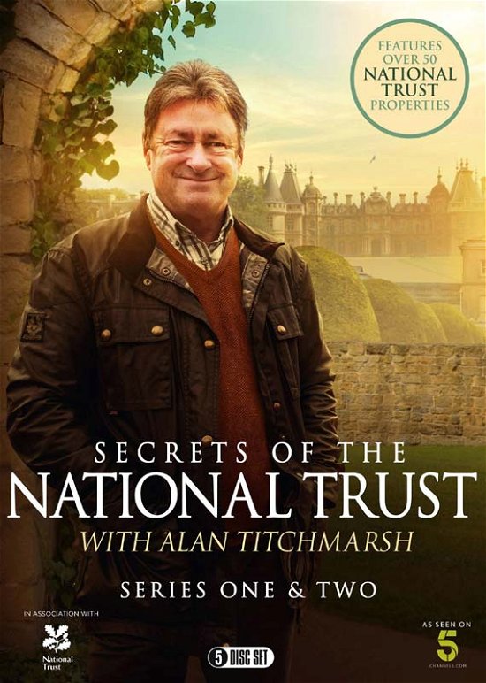 Cover for Secrets of the National Trust S12 · Secrets Of The National Trust With Alan Titchmarsh Series 1 to 2 (DVD) (2018)