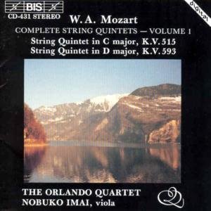 Cover for Orlando Quartet · Mozart-Complete String Quintets Vol. 1 (CD) (1999)
