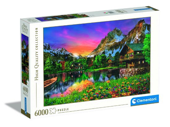 Cover for Clementoni · Puslespil HQC Alpine Lake, 6000 brikker (Jigsaw Puzzle) (2023)