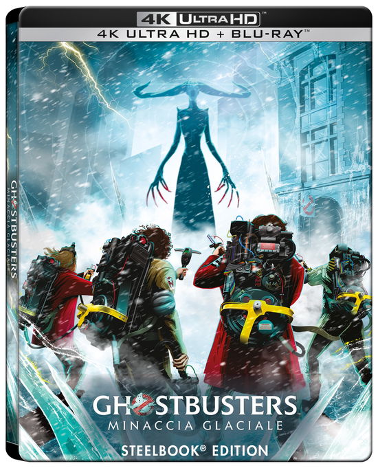 Cover for Carrie Coon,paul Rudd,finn Wolfhard · Ghostbusters - Minaccia Glaciale (Steelbook) (4K+Br) Variant 2 (4K Ultra HD/BD) (2024)