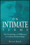 Cover for Beverly Burch · ON INTIMATE TERMS: The Psychology of Difference in Lesbian Relationships (Paperback Book) (1994)