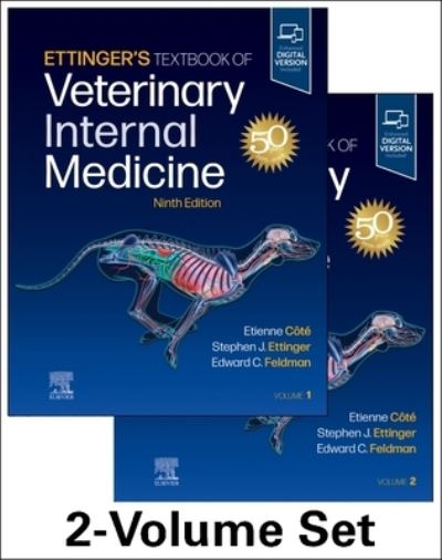 Cover for Edward C. Feldman-Stephen J., Dvm, Dacvim Ettinger · Ettinger's Textbook of Veterinary Internal Medicine (Buch) (2024)