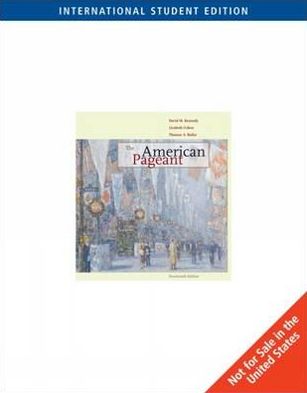 Cover for David M. Kennedy · The American Pageant, International Edition (Taschenbuch) (2009)