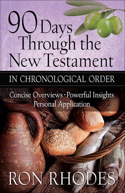 Cover for Ron Rhodes · 90 Days Through the New Testament in Chr (Paperback Book) (2015)