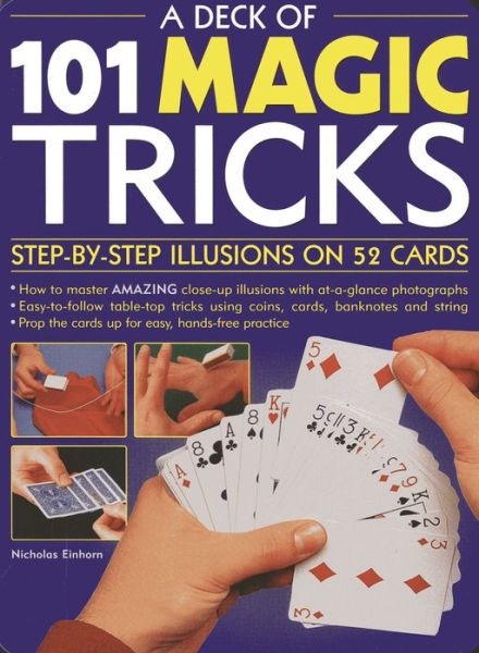 Cover for Nicholas Einhorn · A Deck of 101 Magic Tricks: Step-by-Step Illusions on 52 Cards in a Presentation Tin Box (Flashcards) (2012)