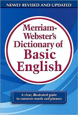 Cover for Merriam-webster · M-W Dictionary of Basic English (Paperback Book) (2009)