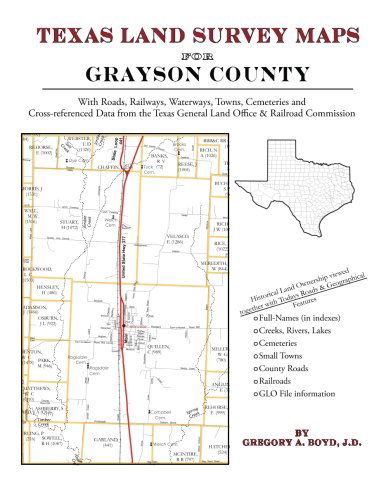 Cover for Gregory a Boyd J.d. · Texas Land Survey Maps for Grayson County (Paperback Book) (2010)