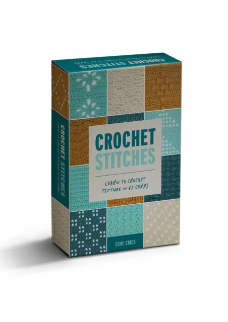 Cover for Crick, Esme (Author) · Crochet Stitches Card Deck: Learn to Crochet Texture in 52 Cards (Lernkarteikarten) (2024)