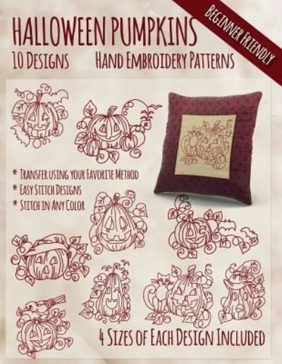 Cover for Stitchx Embroidery · Halloween Pumpkins Hand Embroidery Patterns (Paperback Bog) (2016)