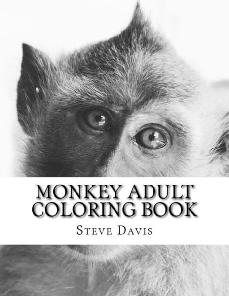 Cover for Steve Davis · Monkey Adult Coloring Book (Taschenbuch) (2016)