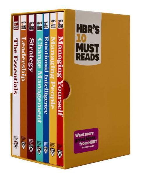 Cover for Peter F. Drucker · Hbr's 10 Must Reads Boxed Set with Bonus Emotional Intelligence (7 Books) (Hbr's 10 Must Reads) - Hbr's 10 Must Reads (Bokset) (2017)