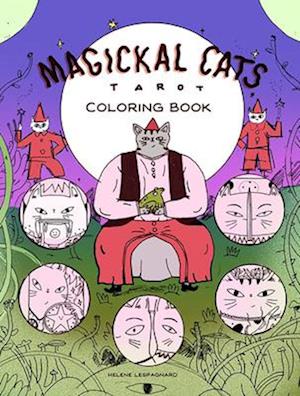 Cover for Helene Lespagnard · Magickal Cats Tarot Coloring Book (Paperback Book) (2025)